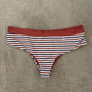 Boys + Arrows Striped Multicolor Bikini Bottom
